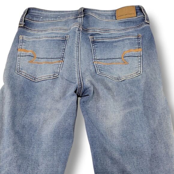 American Eagle Jeans Size 0 American Eagle Outfitters Super Stretch Jegging Blue - Picture 4 of 7